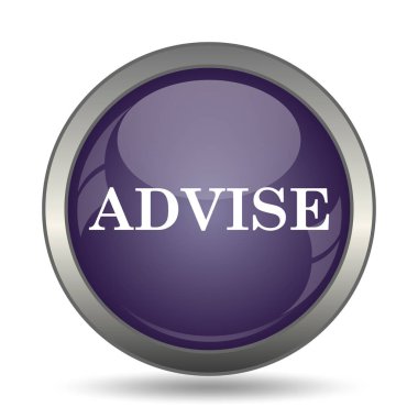 Simge tavsiye ederiz. Beyaz arka plan üzerinde Internet düğmesi