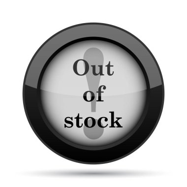 Hisse senedi simgesi dışında. Beyaz arka plan üzerinde Internet düğmesi