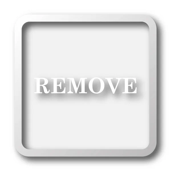 Remove Icon Internet Button White Background — Stock Photo, Image