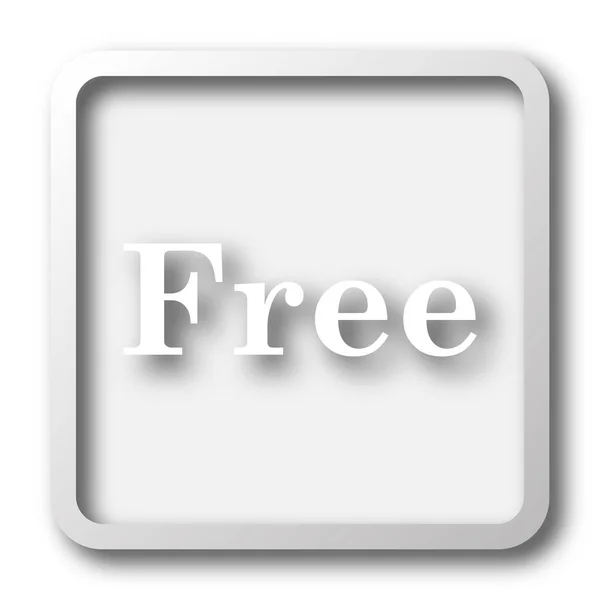 Free Icon Internet Button White Background — Stock Photo, Image