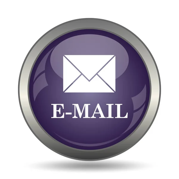 Mail Icon Internet Button White Background — Stock Photo, Image