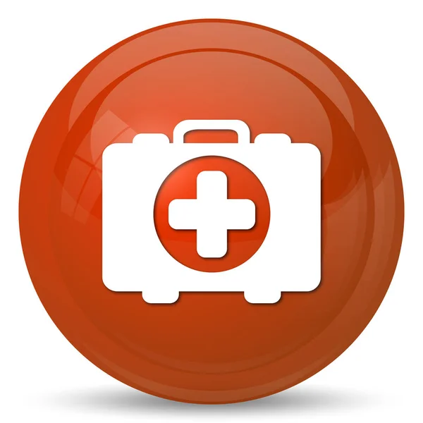 Medical Bag Icon Internet Button White Background — Stock Photo, Image