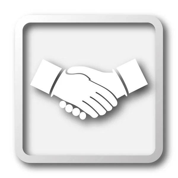 Agreement Icon Internet Button White Background — Stock Photo, Image