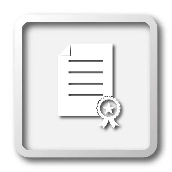 Certificate icon — Stock Photo, Image