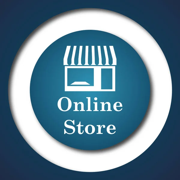 Icona negozio online — Foto Stock