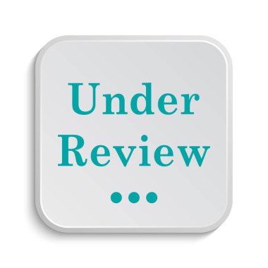 Gözden geçirme simgenin altında. Beyaz arka plan üzerinde Internet düğmesi