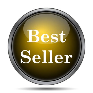 En iyi satıcı simgesi. Beyaz arka plan üzerinde Internet düğmesi