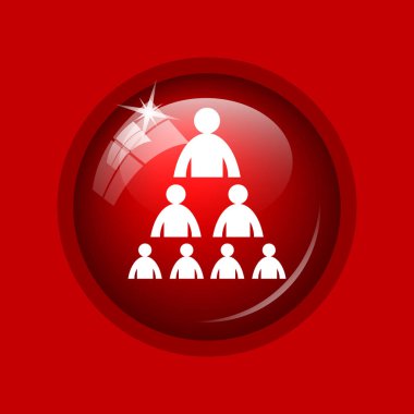 Kuruluş şeması kişi simgesi