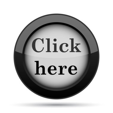 Burada simgesini tıklatın. Beyaz arka plan üzerinde Internet düğmesi