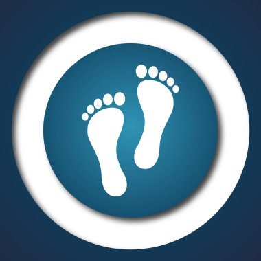 ayak yazdırma simgesi