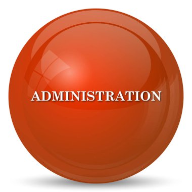 Yönetim simgesi. Beyaz arka plan üzerinde Internet düğmesi