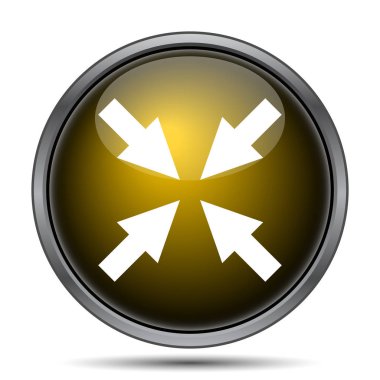 Çıkış tam ekran simgesini. Beyaz arka plan üzerinde Internet düğmesi