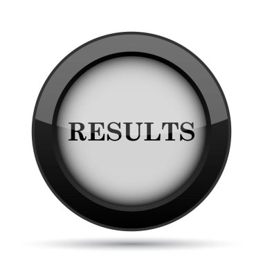 Sonuçları simgesi. Beyaz arka plan üzerinde Internet düğmesi