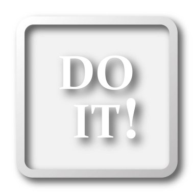 Simge yapmak. Beyaz arka plan üzerinde Internet düğmesi