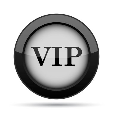 VIP simgesi. Beyaz arka plan üzerinde Internet düğmesi
