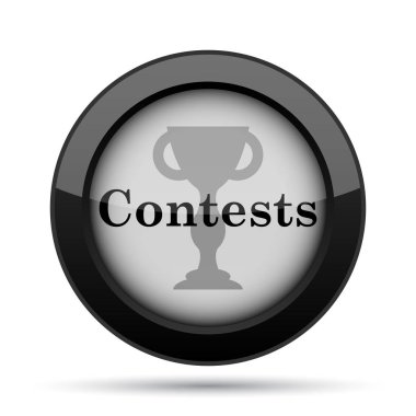 Yarışmalar simgesi. Beyaz arka plan üzerinde Internet düğmesi