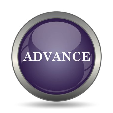 Önceden simgesi. Beyaz arka plan üzerinde Internet düğmesi