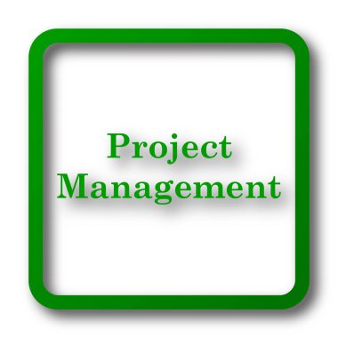 Proje Yönetimi simgesi. Beyaz arka plan üzerinde Internet düğmesi