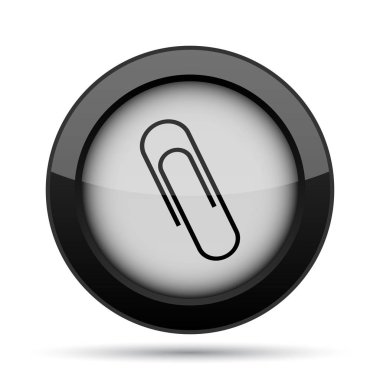 Ataç simgesi. Beyaz arka plan üzerinde Internet düğmesi