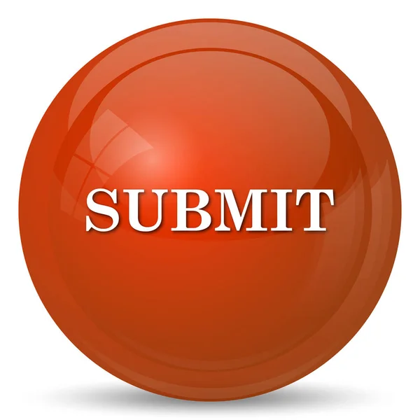 Submit Icon Internet Button White Background — Stock Photo, Image