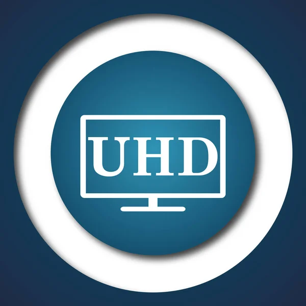 Ultra Hd значок — стокове фото