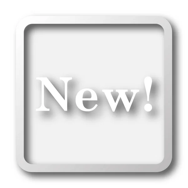 New Icon Internet Button White Background — Stock Photo, Image