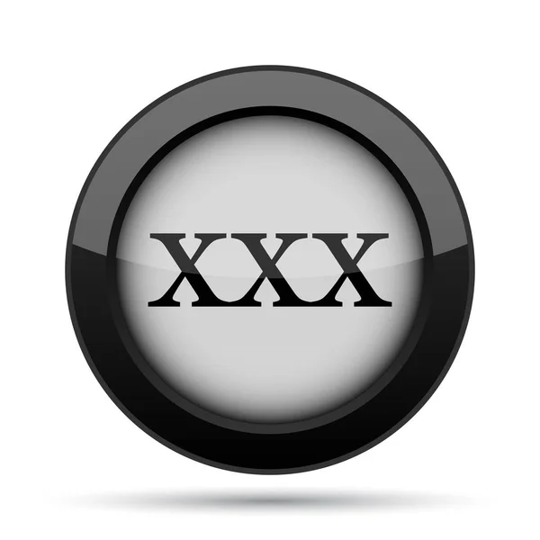 Xxx Icon Internet Button White Background — Stock Photo, Image