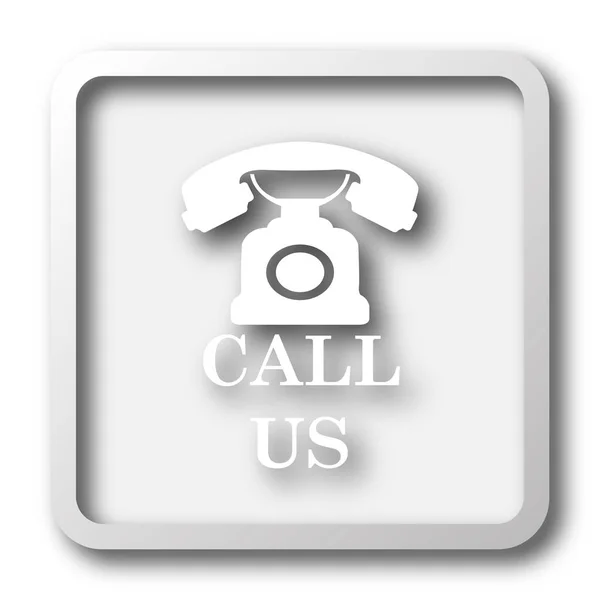 Call Icon Internet Button White Background — Stock Photo, Image