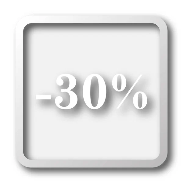 30 % sleva ikona — Stock fotografie