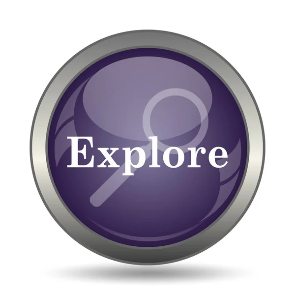 Explore icon — Stock Photo, Image