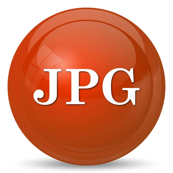 Jpg Icon Internet Button White Background — Stock Photo, Image