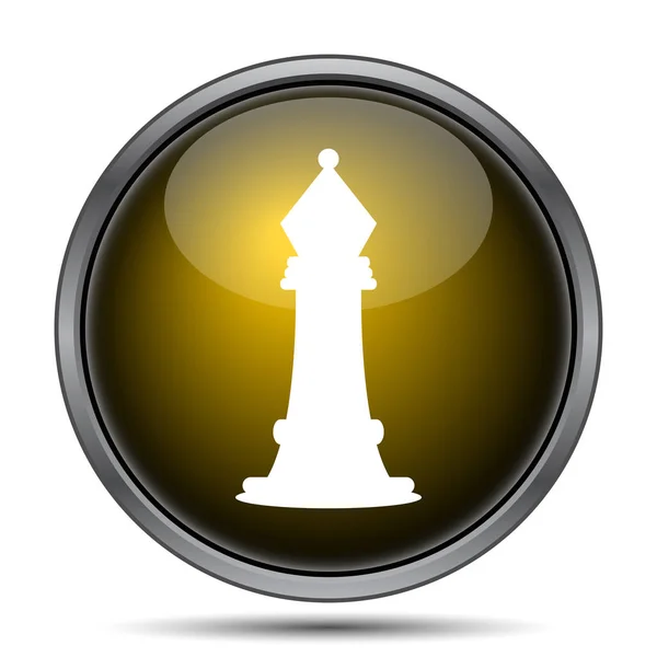 Chess Icon Internet Button White Background — Stock Photo, Image