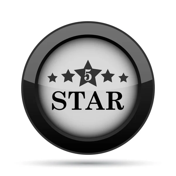 Star Icon Internet Button White Background — Stock Photo, Image