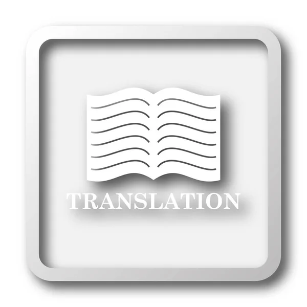 Icono libro de traducción — Foto de Stock