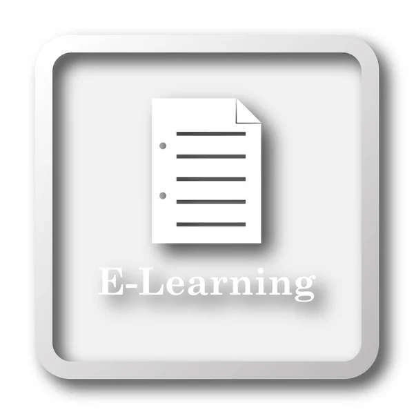 Icona e-learning — Foto Stock