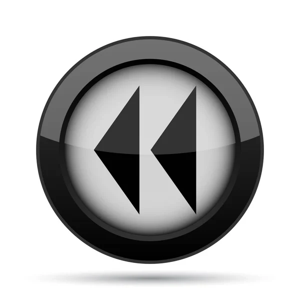 Rewind Icon Internet Button White Background — Stock Photo, Image