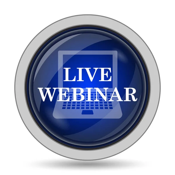 Live webinar icon — Stock Photo, Image