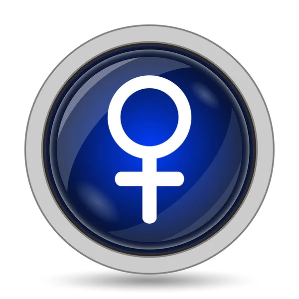 Icono de signo femenino — Foto de Stock