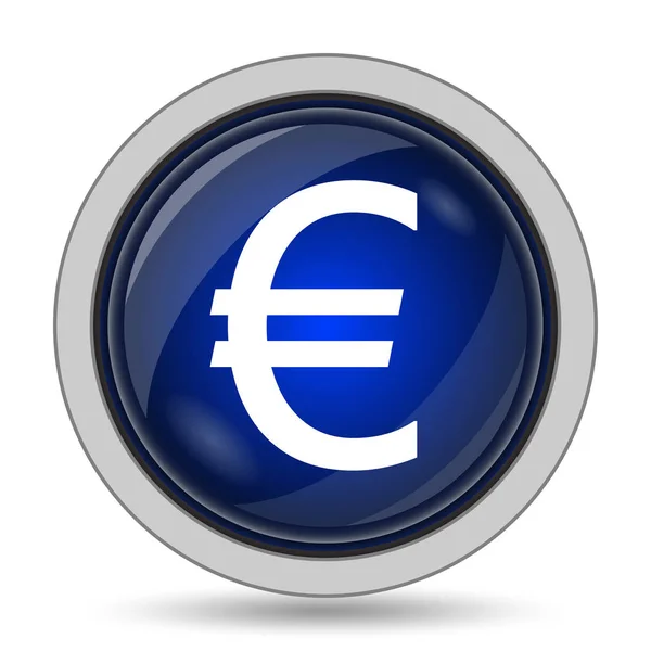 Значок євро — стокове фото