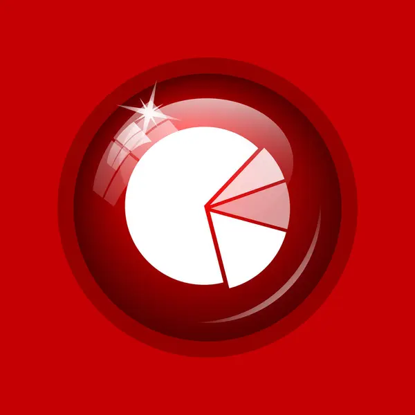Chart pie icon — Stock Photo, Image