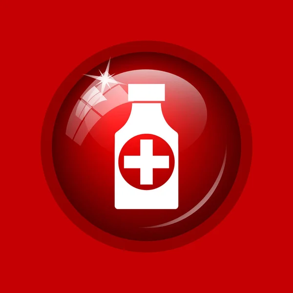 Pills bottle  icon — Stock Photo, Image