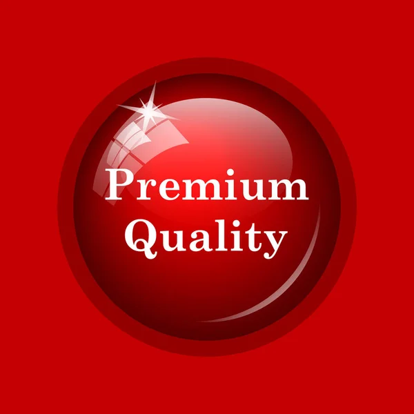 Premium Quality Icon Internet Button Red Background — Stock Photo, Image