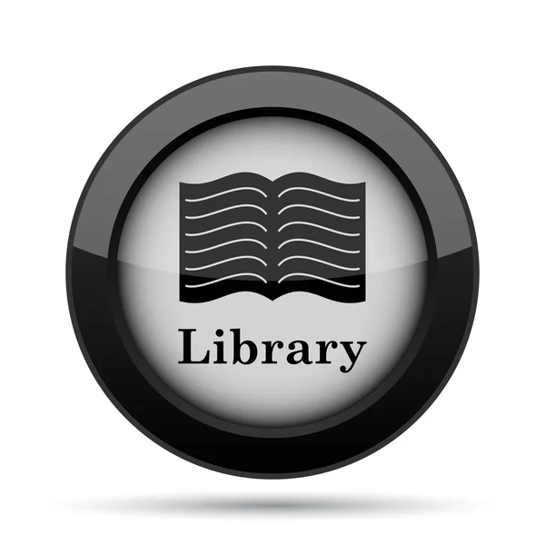 Bibliotek-ikonen — Stockfoto