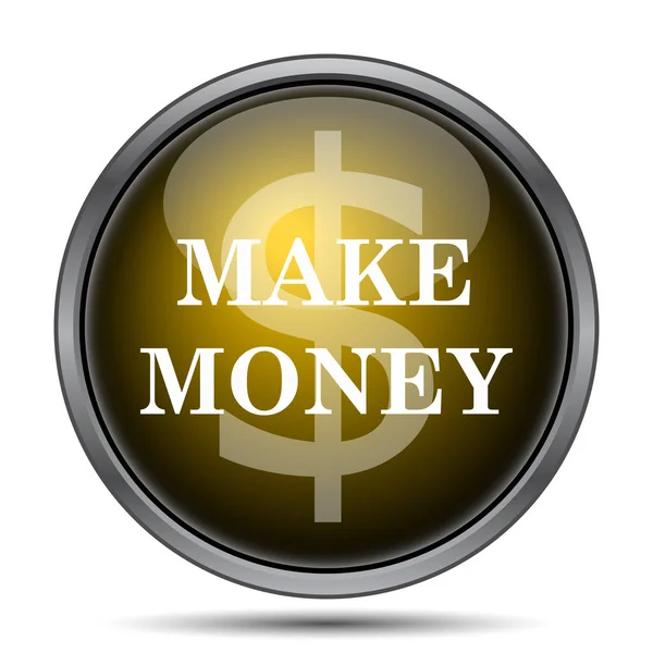 Make money icon — Stock Photo, Image