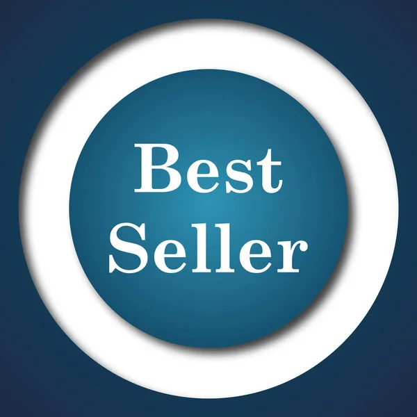 Icona Del Best Seller Pulsante Internet Sfondo Bianco — Foto Stock