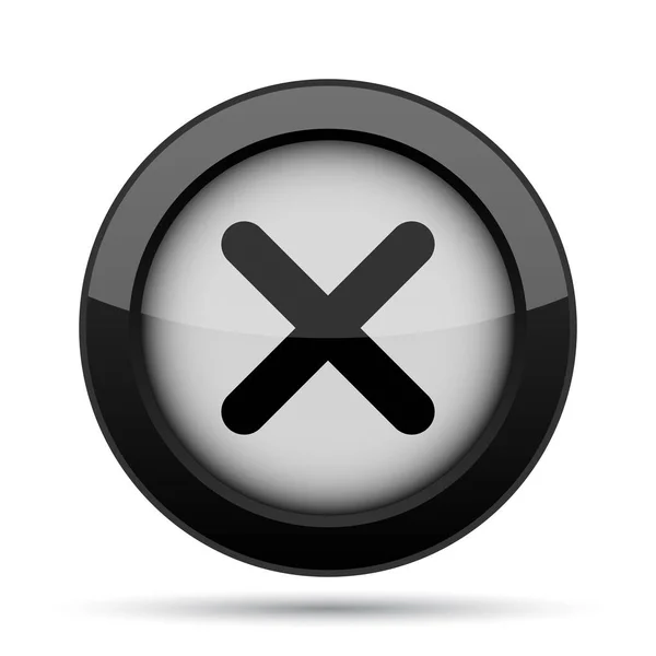 Cerrar Icono Botón Internet Sobre Fondo Blanco —  Fotos de Stock