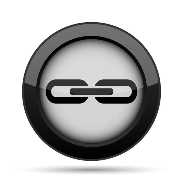 Link Icon Internet Button White Background — Stock Photo, Image