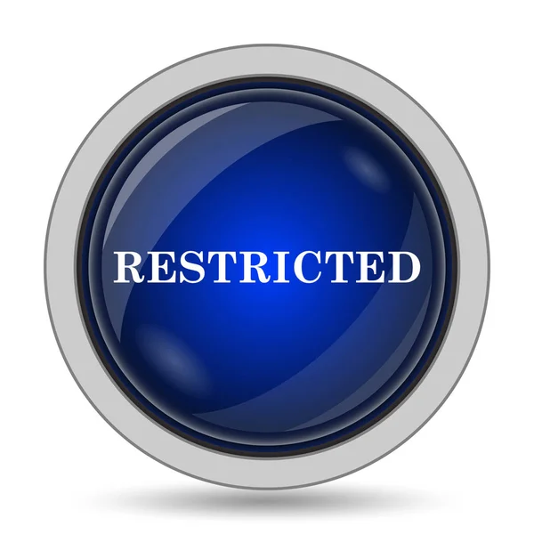 Restricted icon — Stock Photo, Image