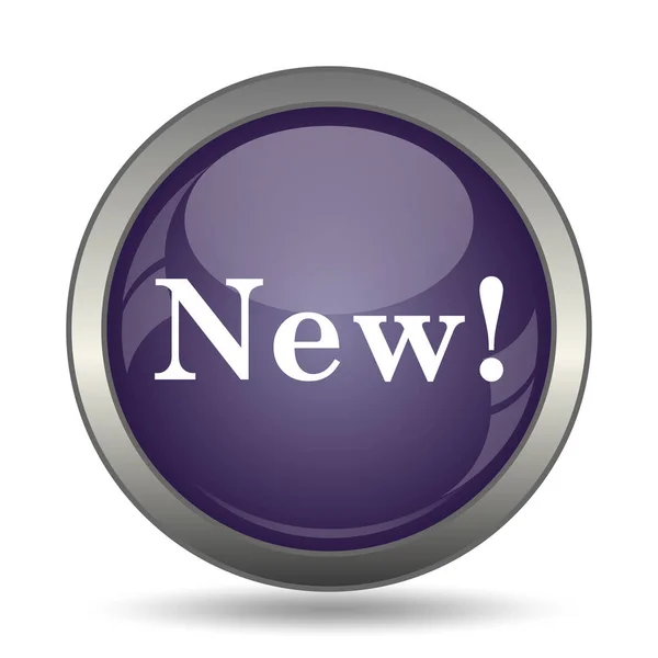 New Icon Internet Button White Background — Stock Photo, Image