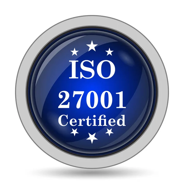 Ikona ISO 27001 — Zdjęcie stockowe